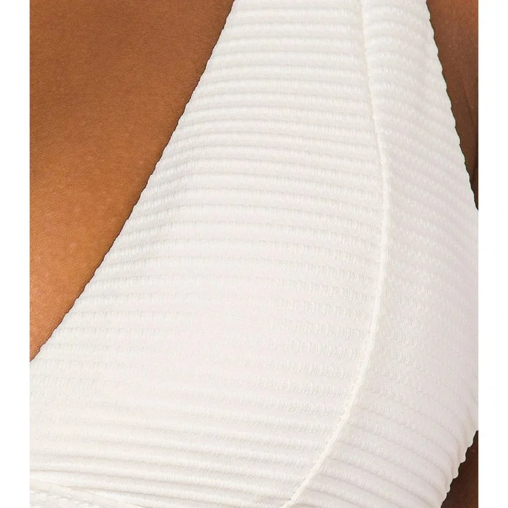 l*space Nina Bikini Top in Cream‎ Ivory NWT XL